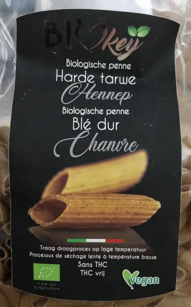 Biologische penne blé dur chanvre