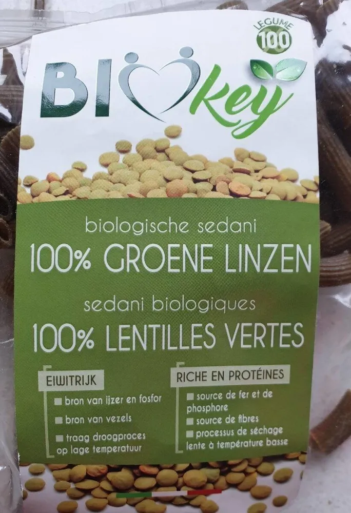Sedani biologiques 100% lentilles vertes