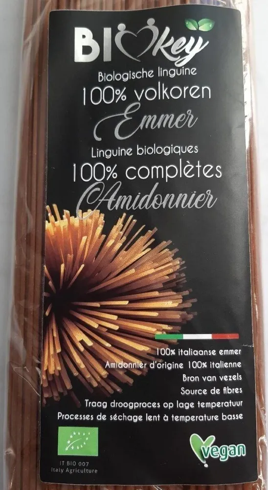 100% volkoren emmer pasta