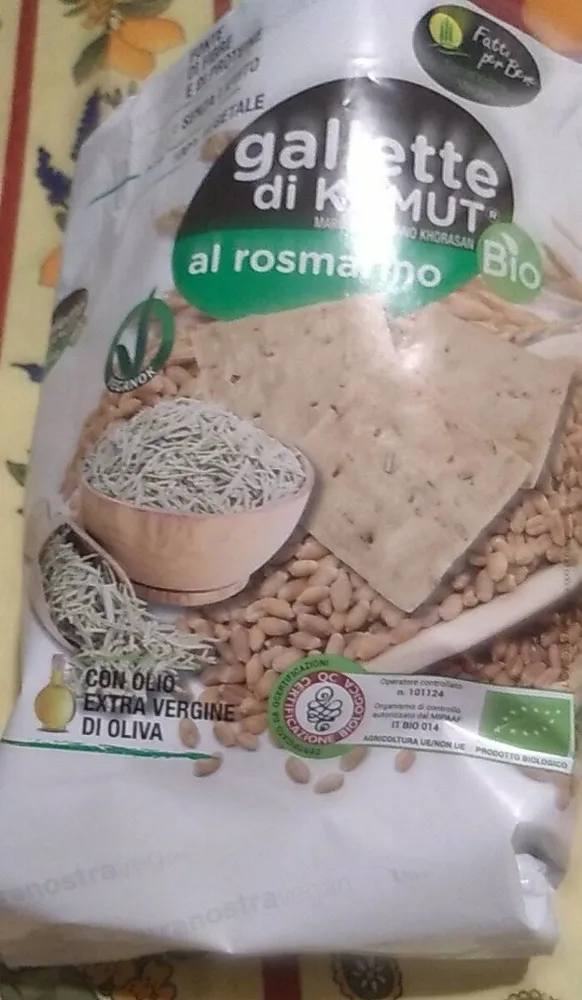 Gallette di kamut al rosmarino