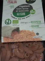Rigatoni 100% farina di lenticchie