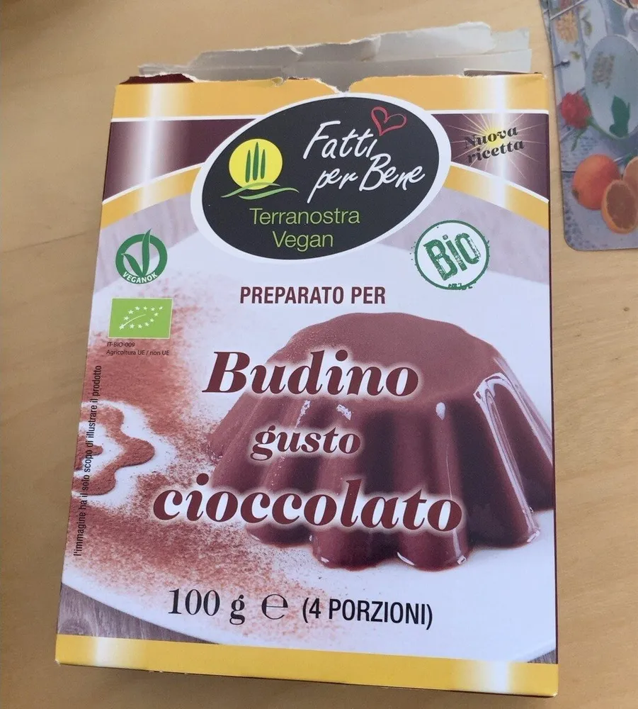 Budino gusto cioccolato