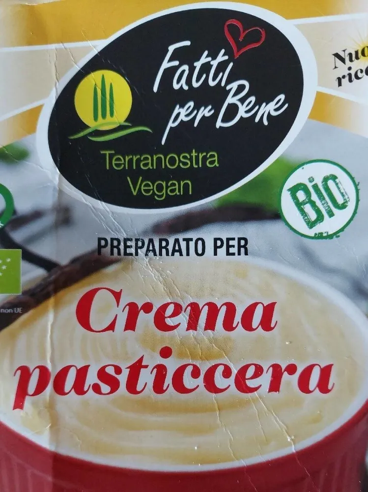 Crema pasticcera vegan