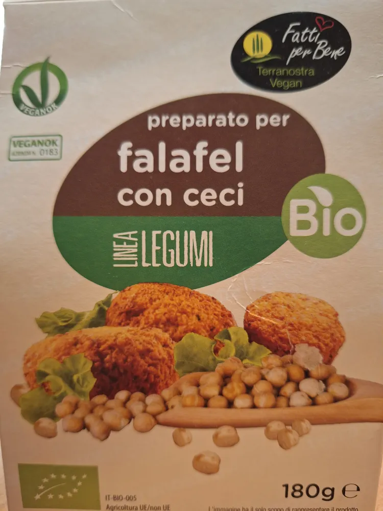 Preparato per falafel con ceci
