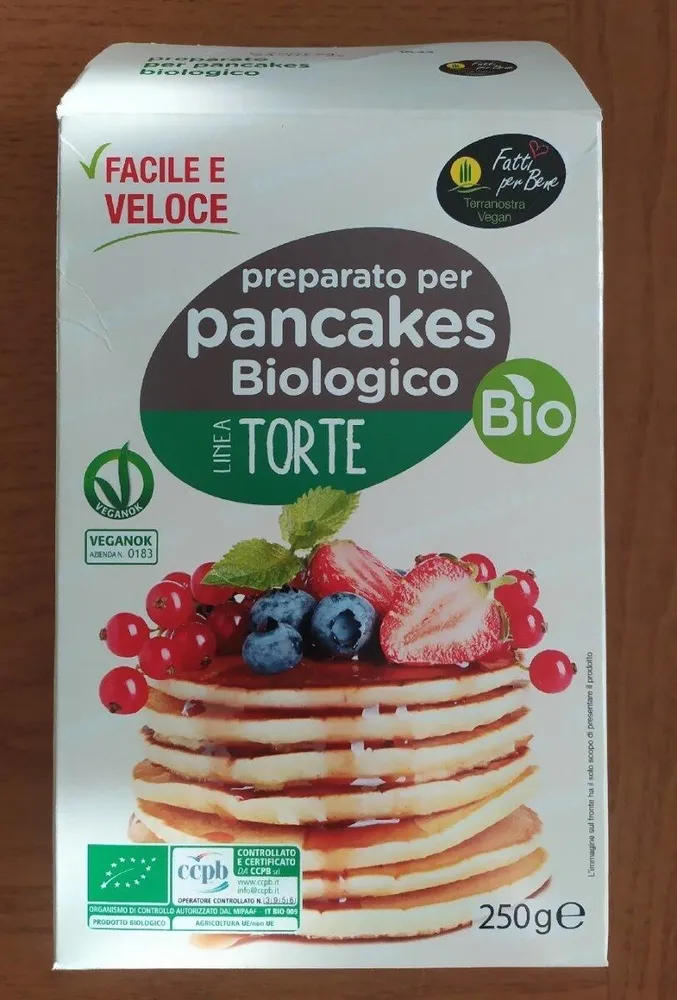 Preparato per pancakes biologico