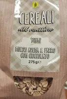 Cereali muesli avena e farro con cioccolato