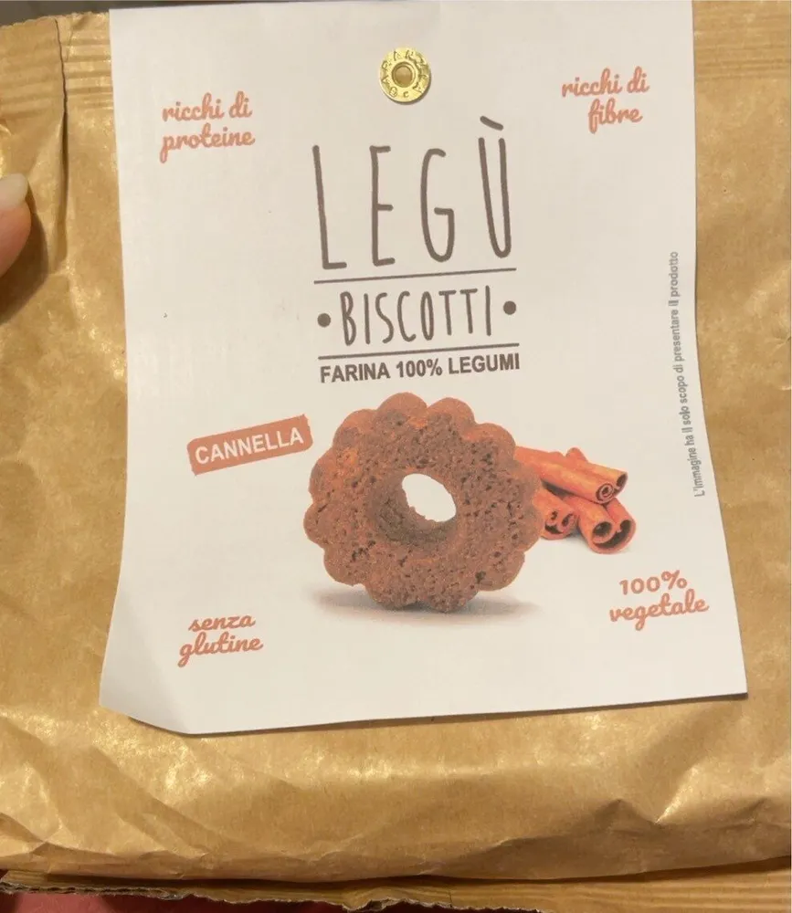 Biscotti di legumi alla cannella