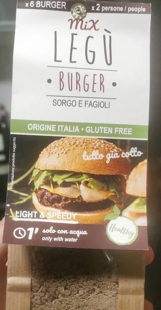 mix per burger vegano