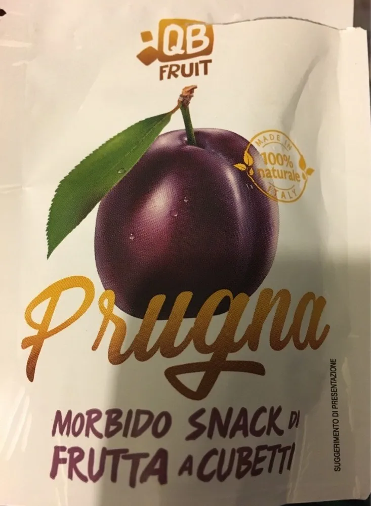 Prugna - morbido snack di frutta a cubetti