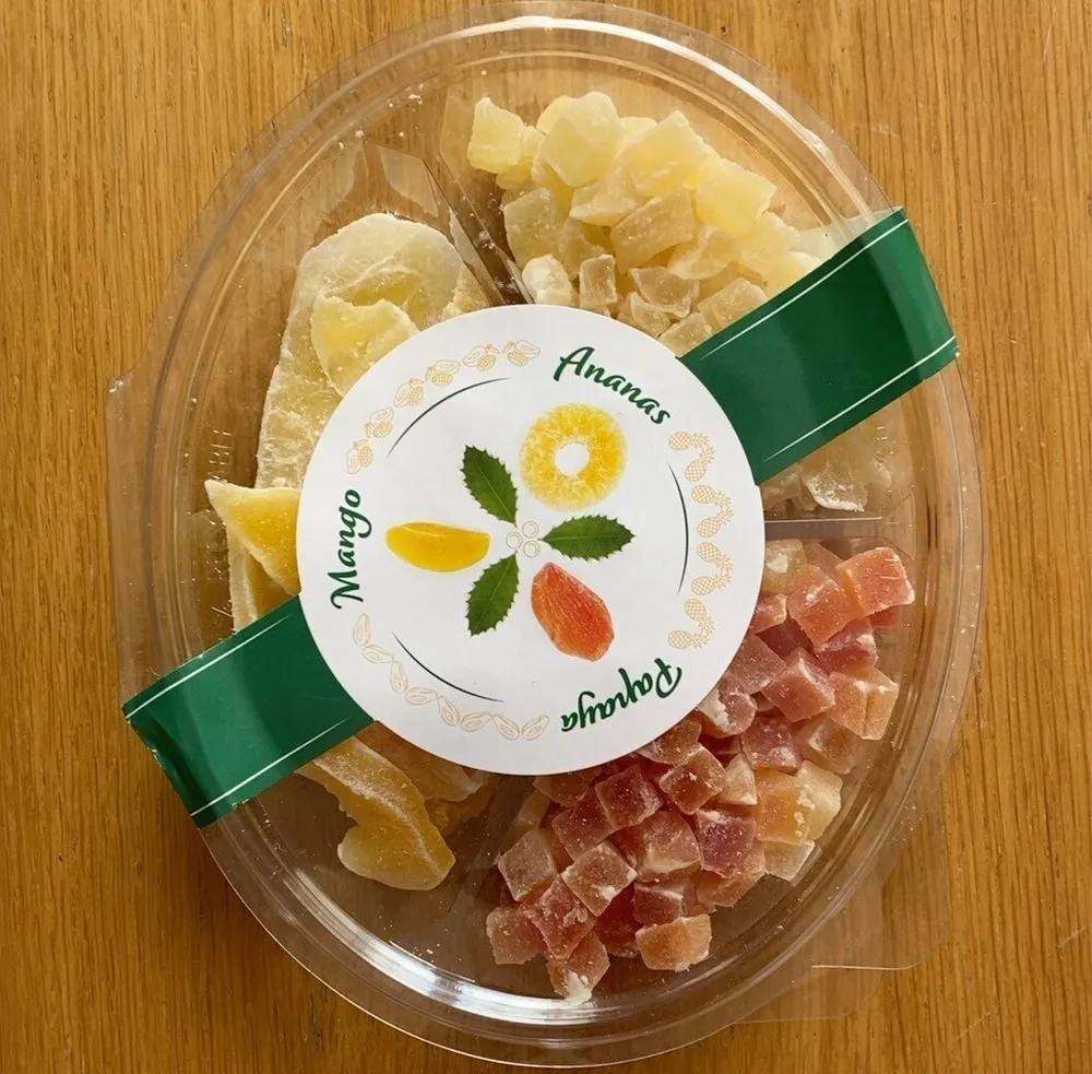 Ananas, Papaya e Mango essiccati