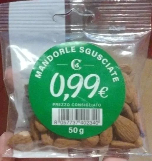mandorle sgusciate