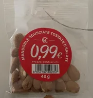 Mandorle sgusciate tostate e salate