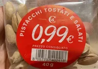 pistacchi tostati e salati