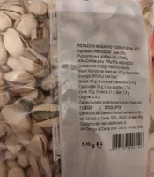 Pistacchi in guscio tostati e salati