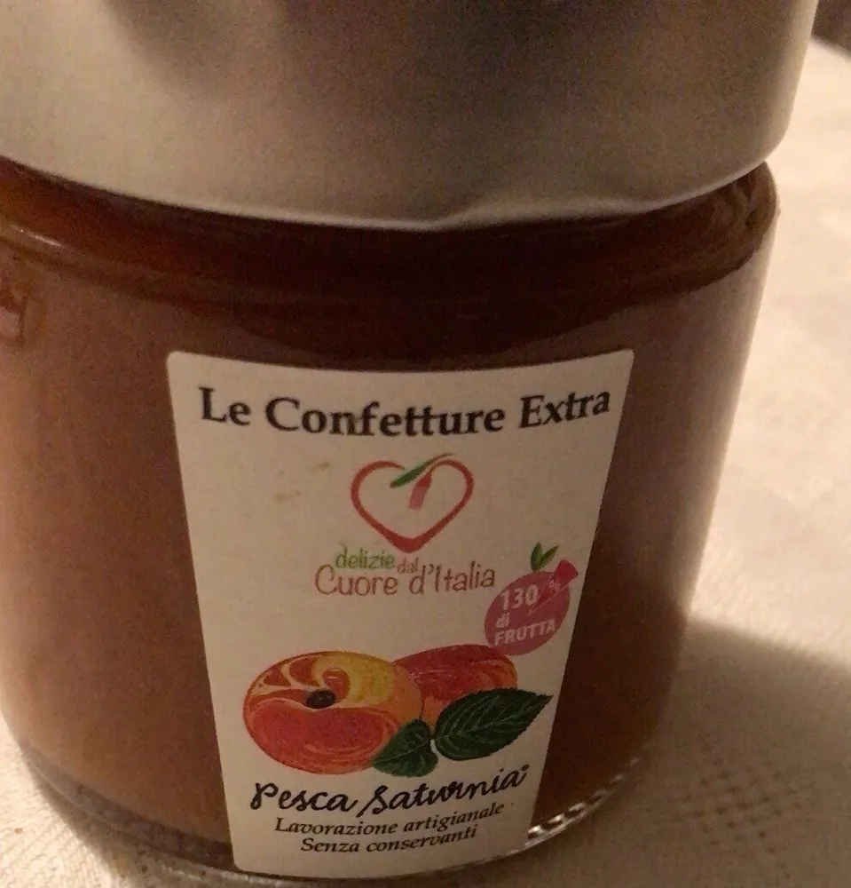 Confettura extra di pesca saturnia