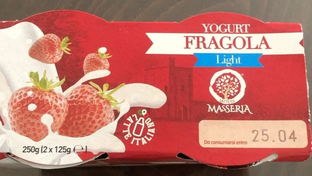 Yogurt fragola light