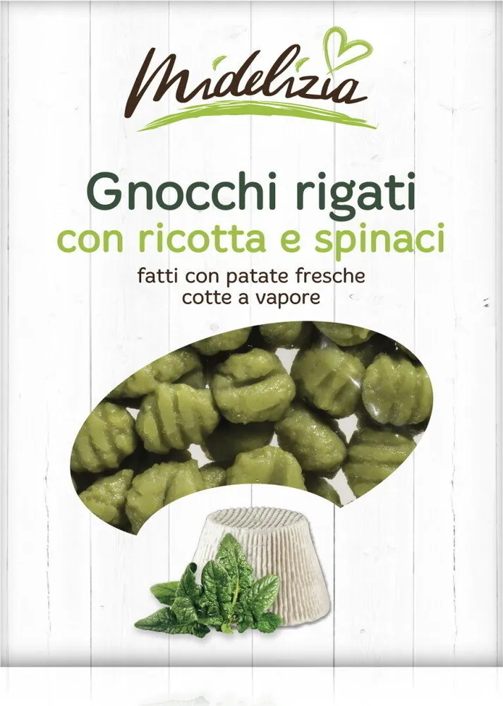 Gnocchi rigati con ricotta e spinaci