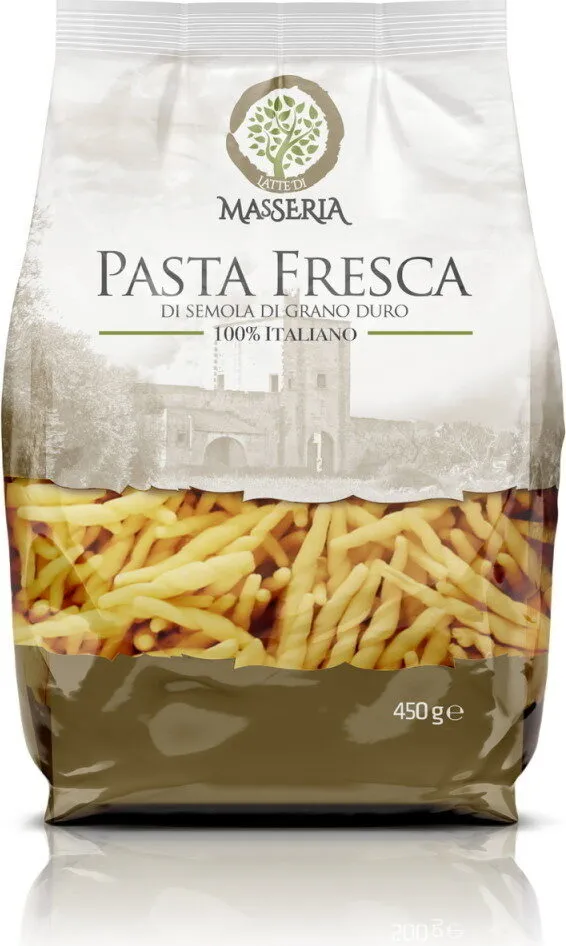 Trofie di semola di grano duro italiano