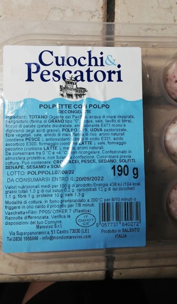 Polpette con polpo