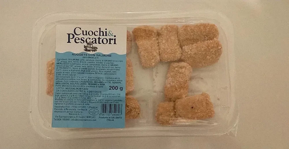 Nuggest con salmone
