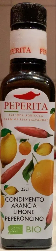 Condimento arancia limone peperoncino