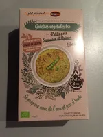 Galettes de petits pois bio veg & sans glutten