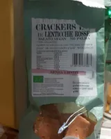 Cracker bio di lenticchie rosse