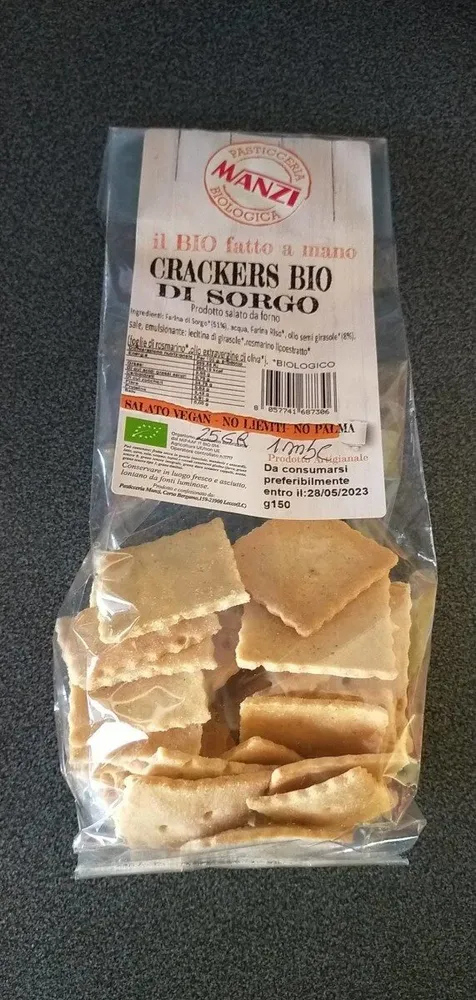 Crackers bio di sorgo