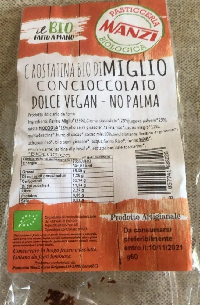 Crostatina bio di miglio
