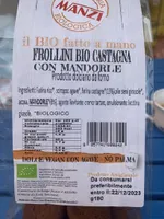 Frollini bio di vastagne con mandorle