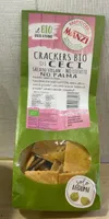 Crackers bio di ceci, vegan senza lieviti