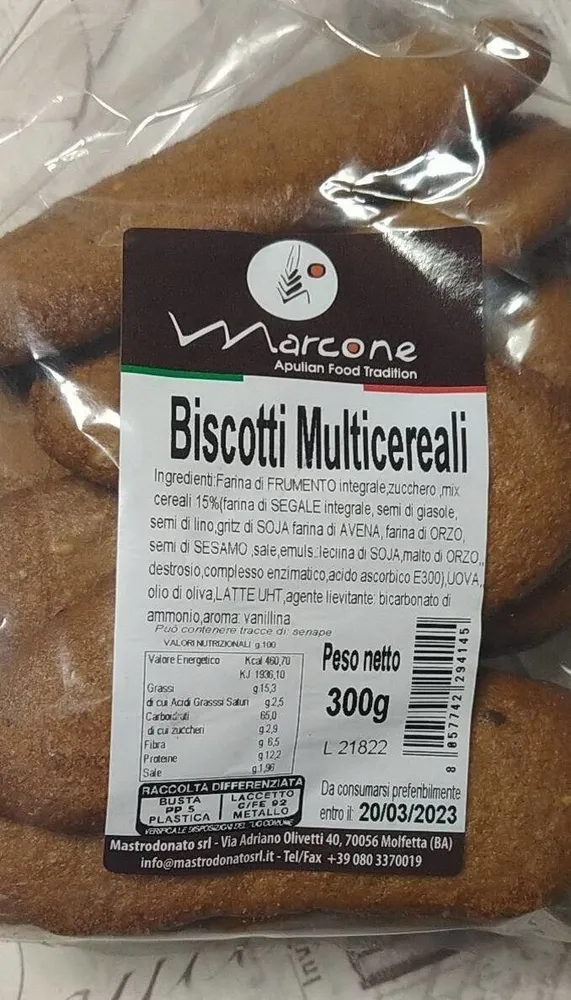 Biscotti Multicereali