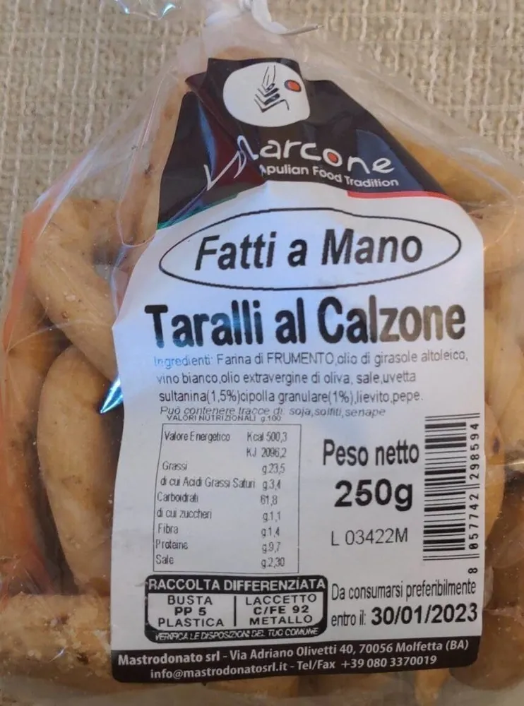 Taralli al calzone