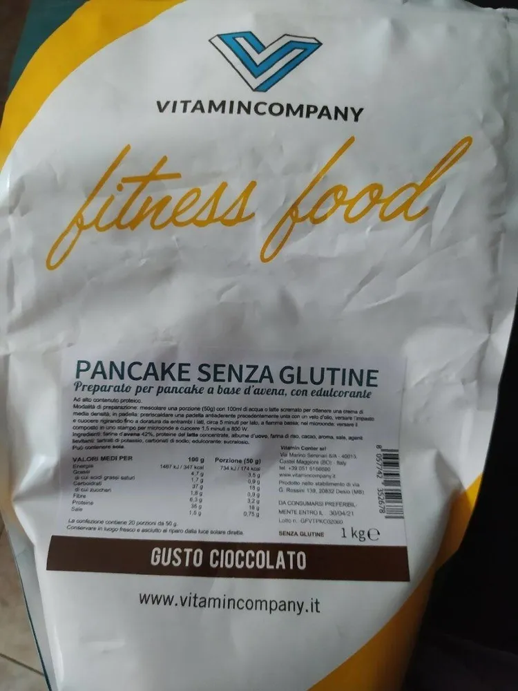 Pancake senza glutine gusto cioccolato