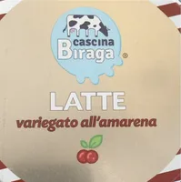 Latte variegato all’amarena