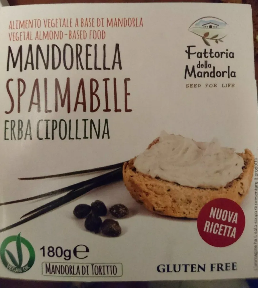 Mandorella spalmabile erba cipollina