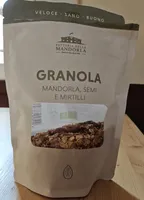 Granola mandorla, semi e mirtilli
