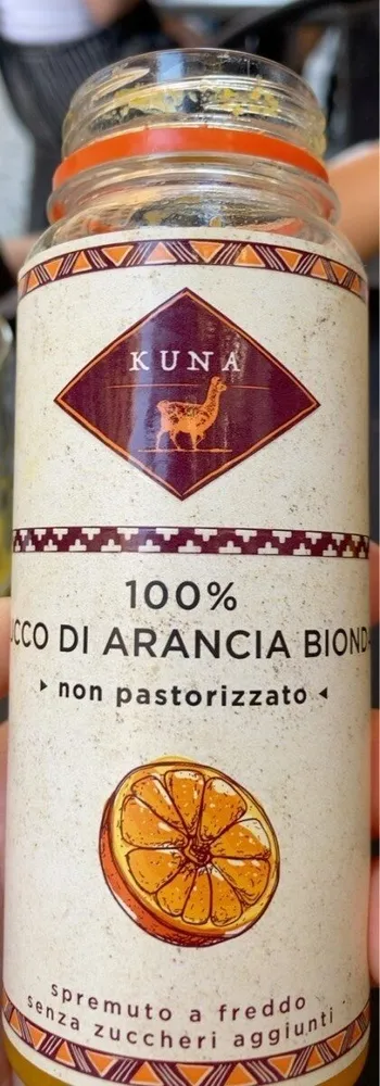 Succo di arancia
