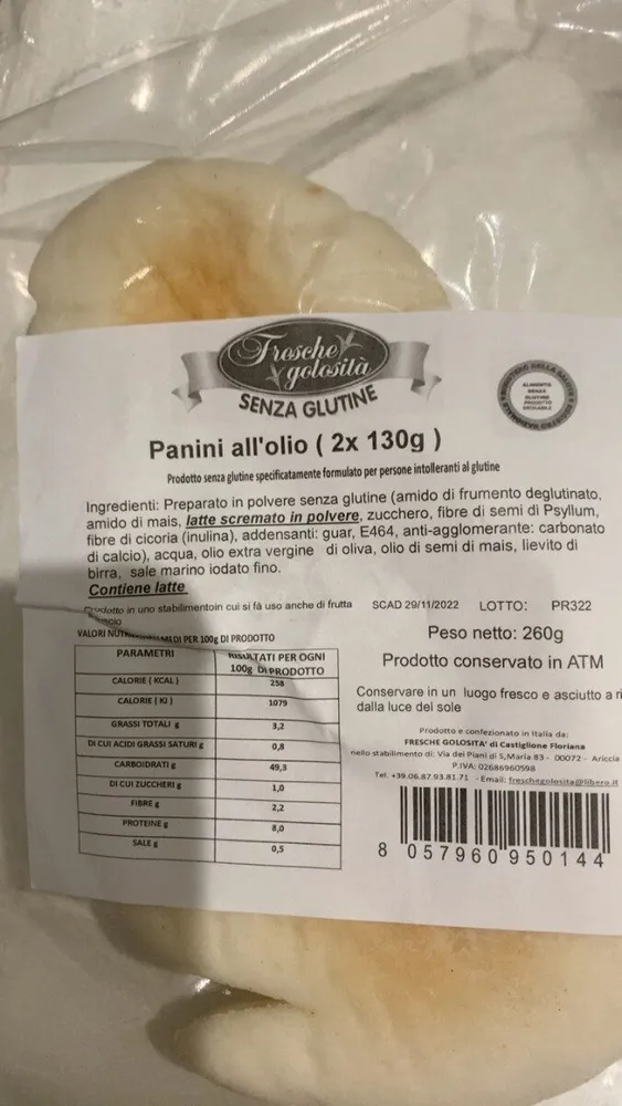 Panini all’olio