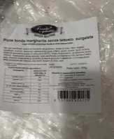 Pizza tonda margherita senza lattosio surgelata