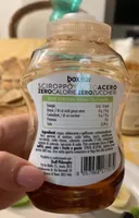 Sciroppo gusto acero zero calorie zero zuccheri