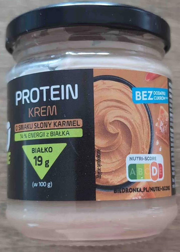 Protein krem słony karmel