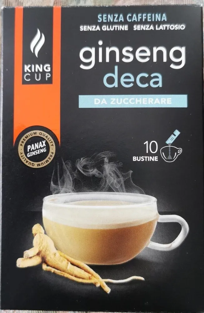 Ginseng deca da zuccherare