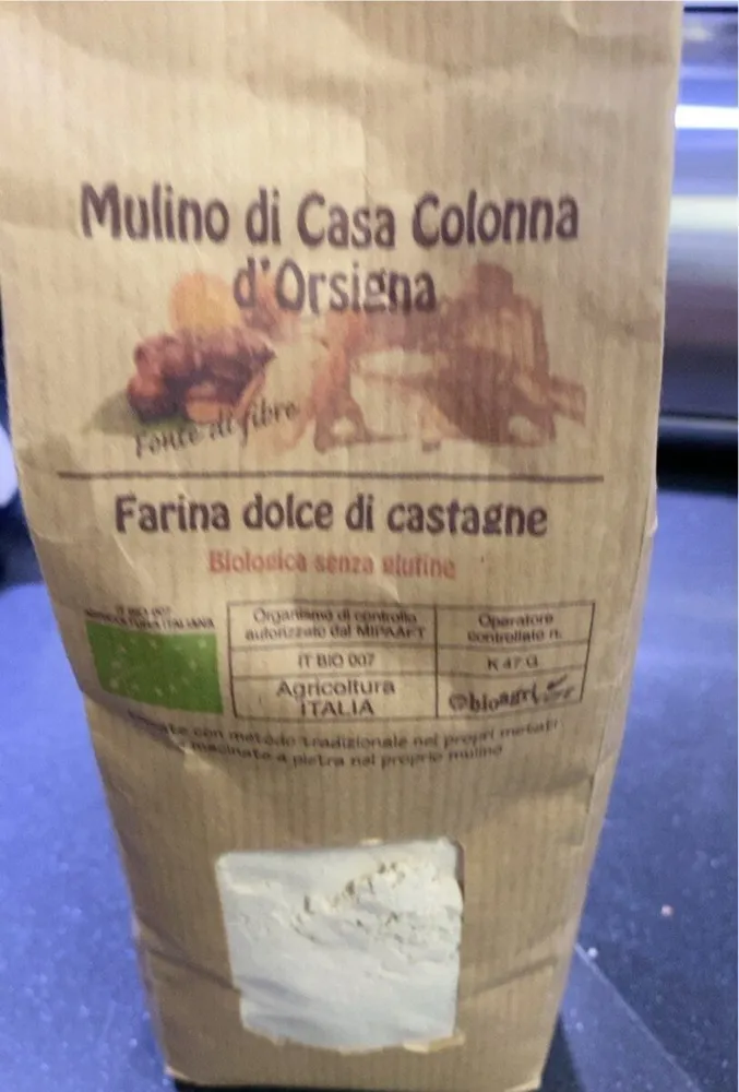 Farina dolce di castagne