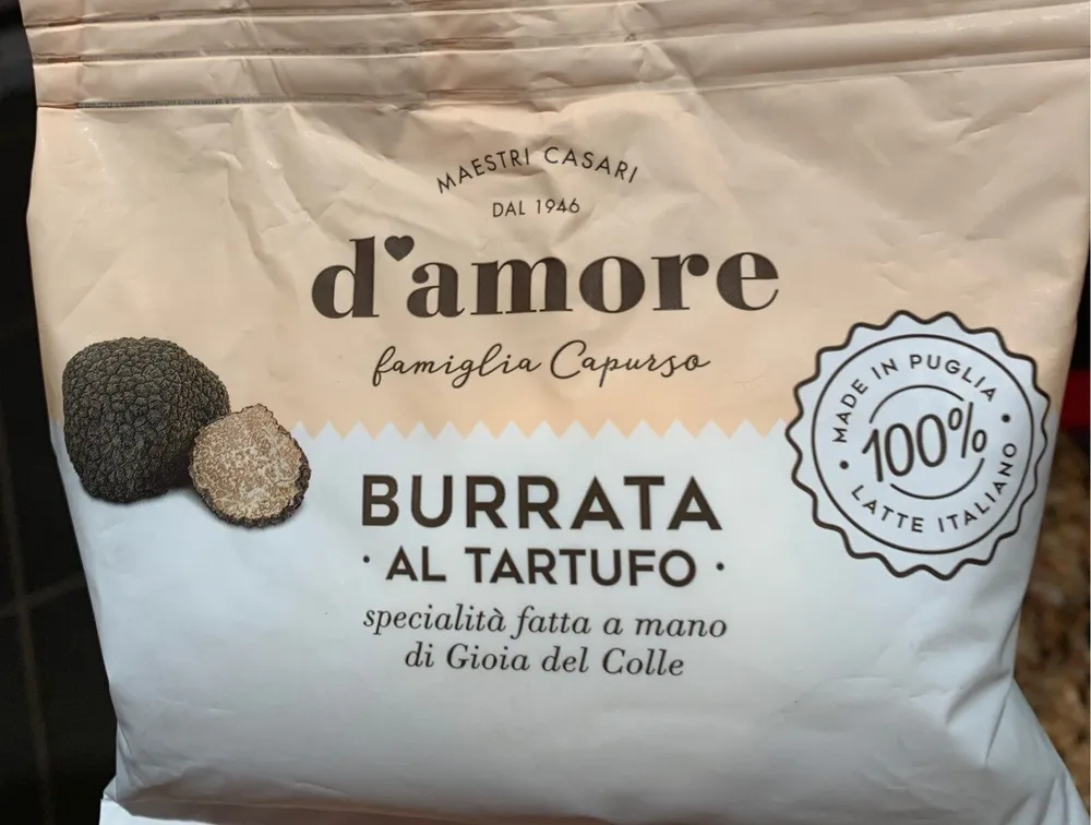 Burrata a la truffe d'amore