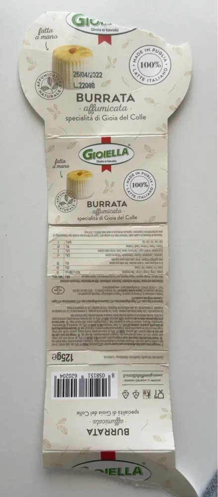 burrata affumicata