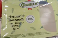 Treccina di mozzarella