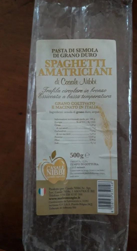 Spaghetti Amatriciani