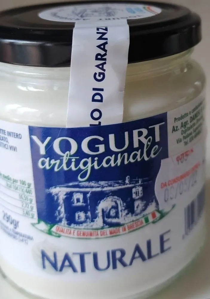 Yogurt artigianale naturale