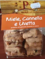 Biscotti alla cannella con miele e uvetta